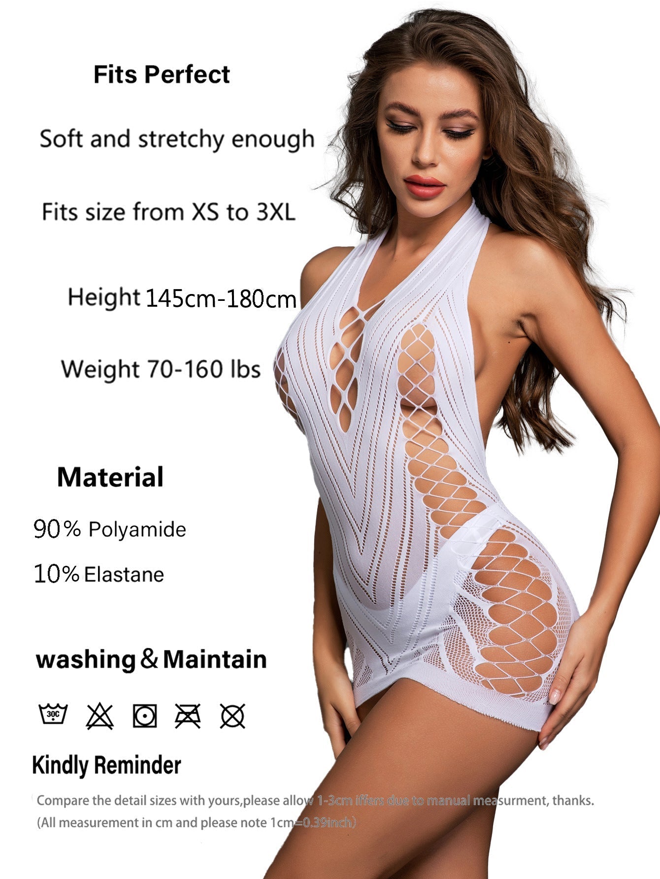 Openwork Strapless Backless Skirt